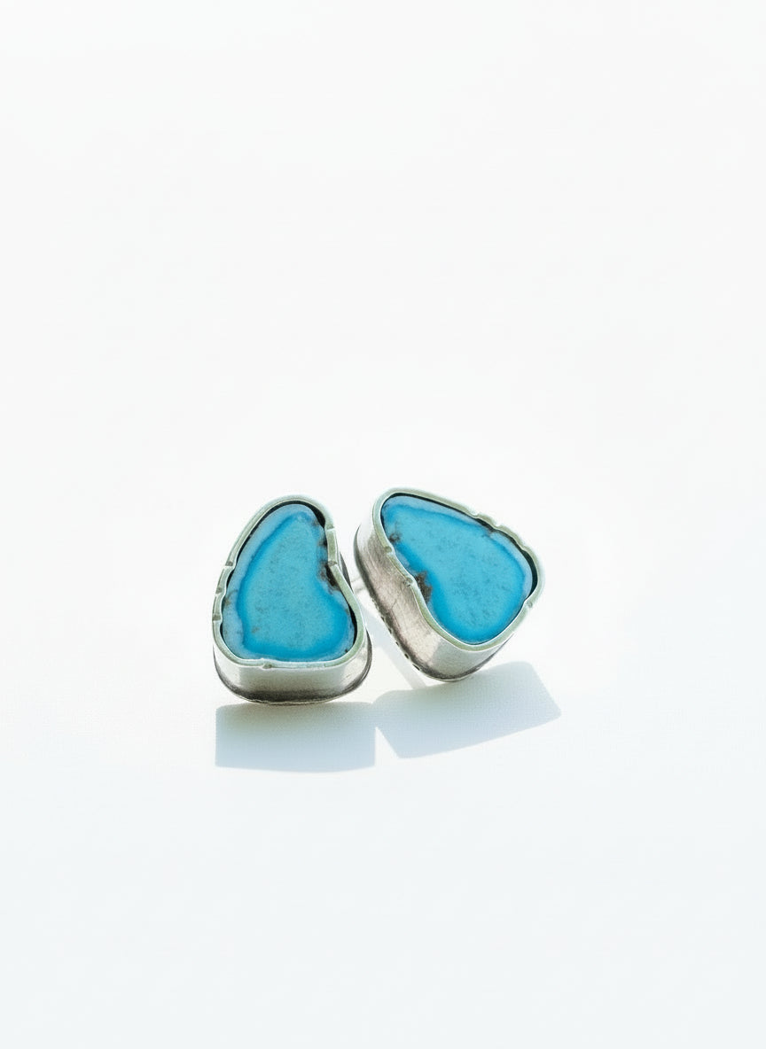 Turquoise Earrings in Sterling Silver - Eclectic Ethos