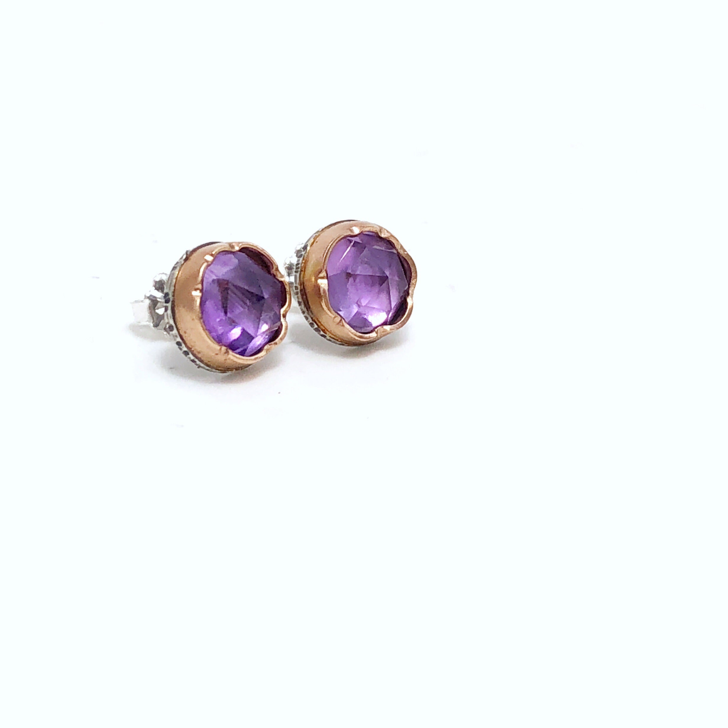Amethyst Arise Studs