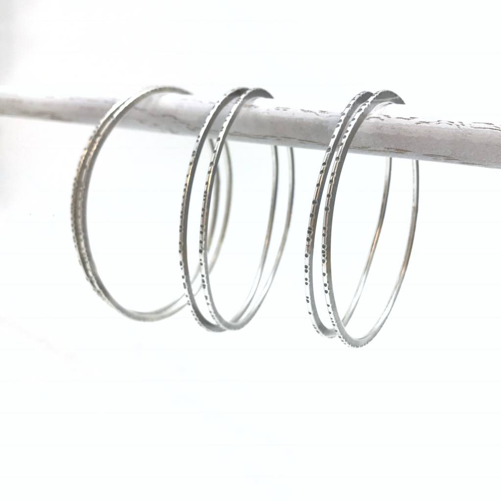 Sliced Forged Bangles