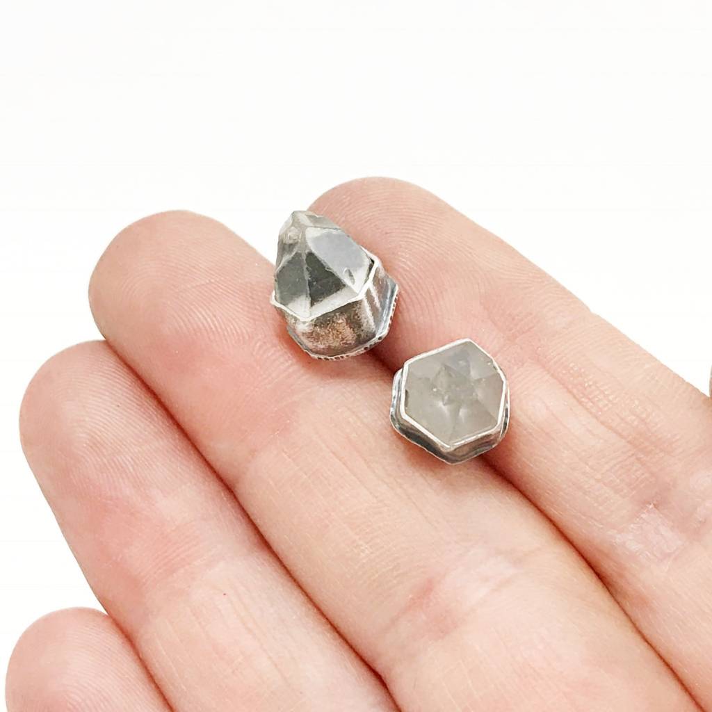 Nuggets Crystal Studs