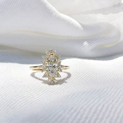 Flower Garden Engagement Ring