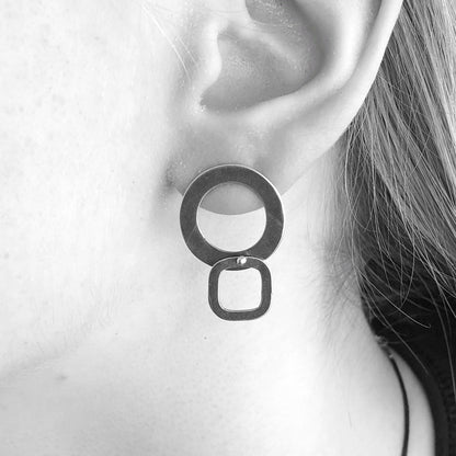 Sketch Post Earrings - stud or dangle