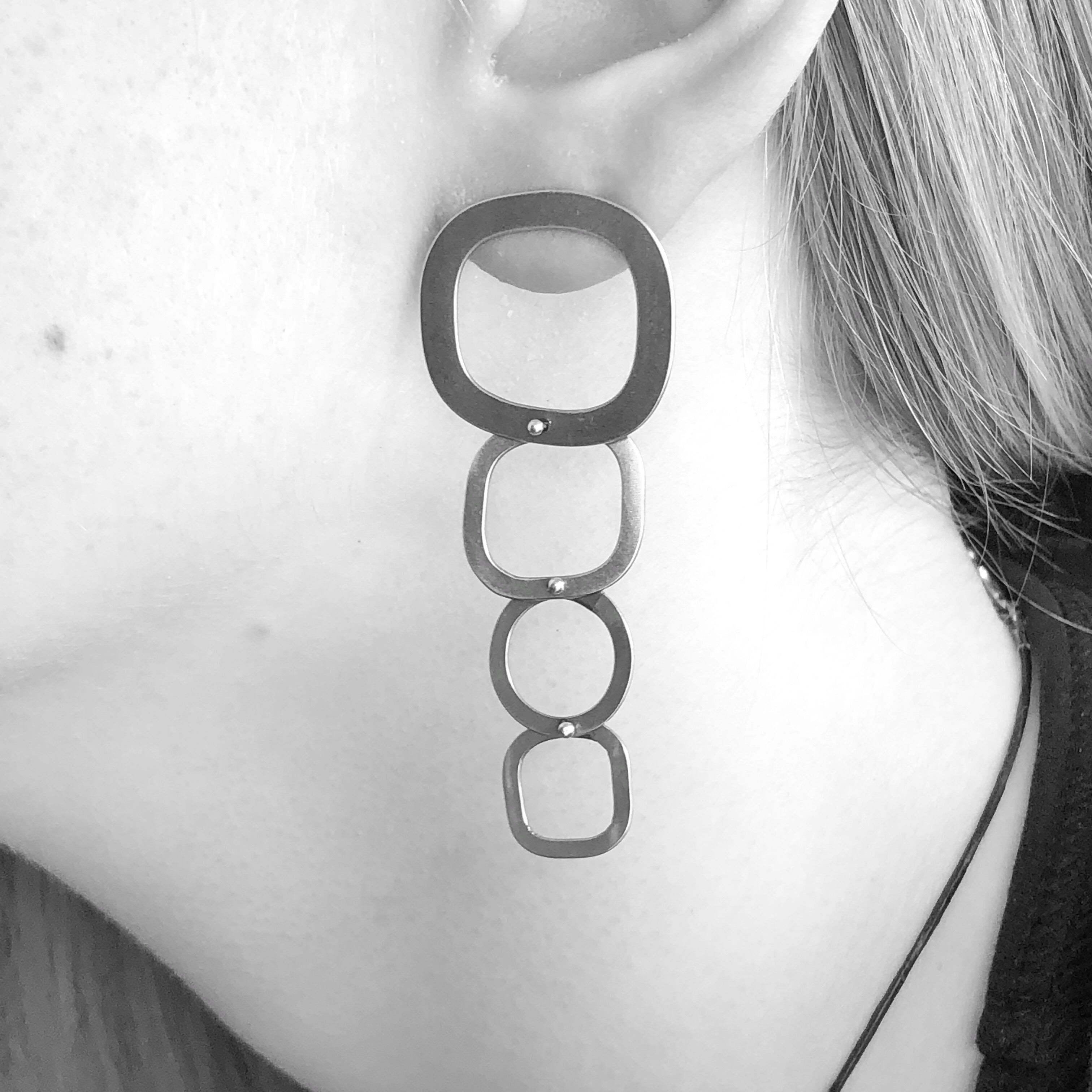 Sketch Post Earrings - stud or dangle