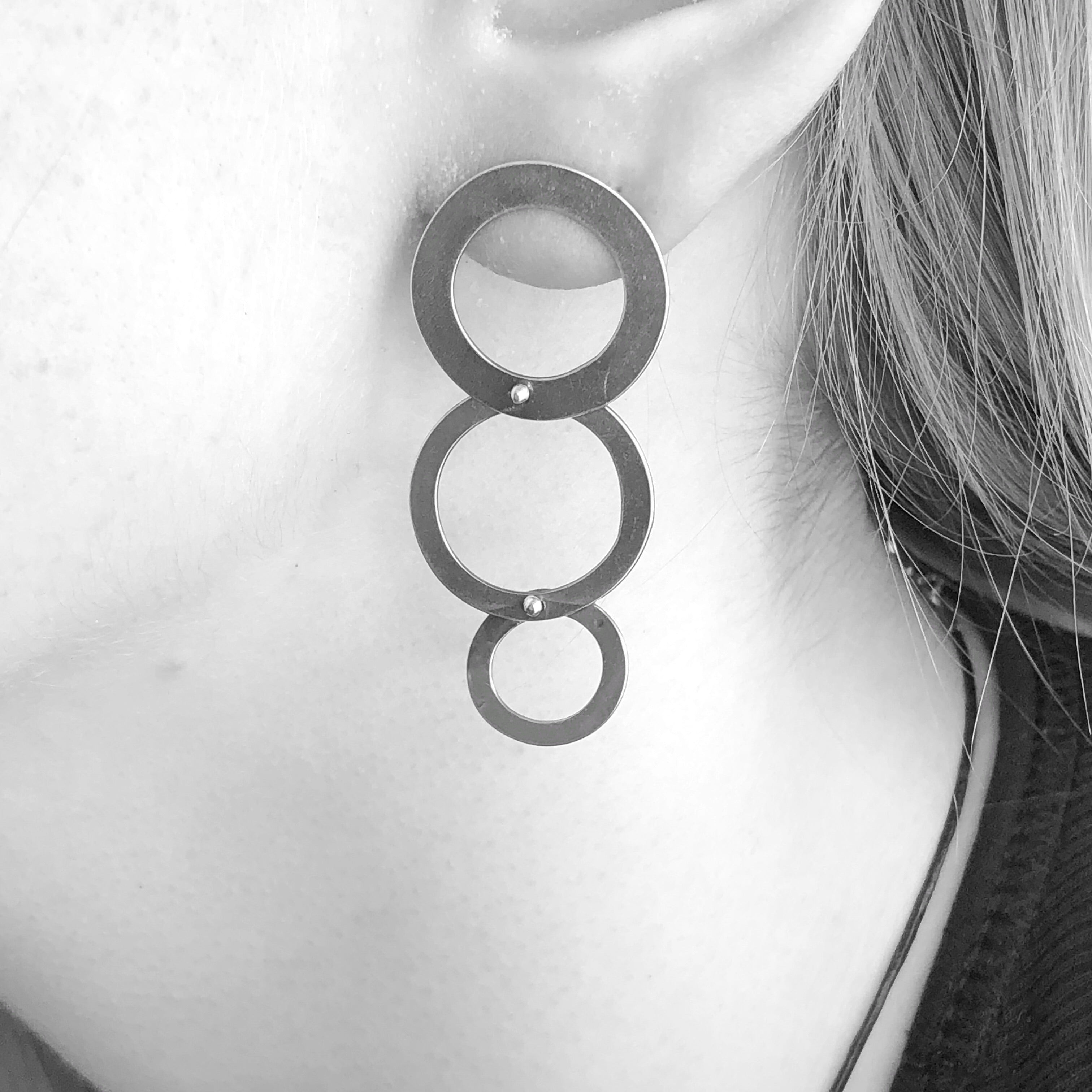 Sketch Post Earrings - stud or dangle