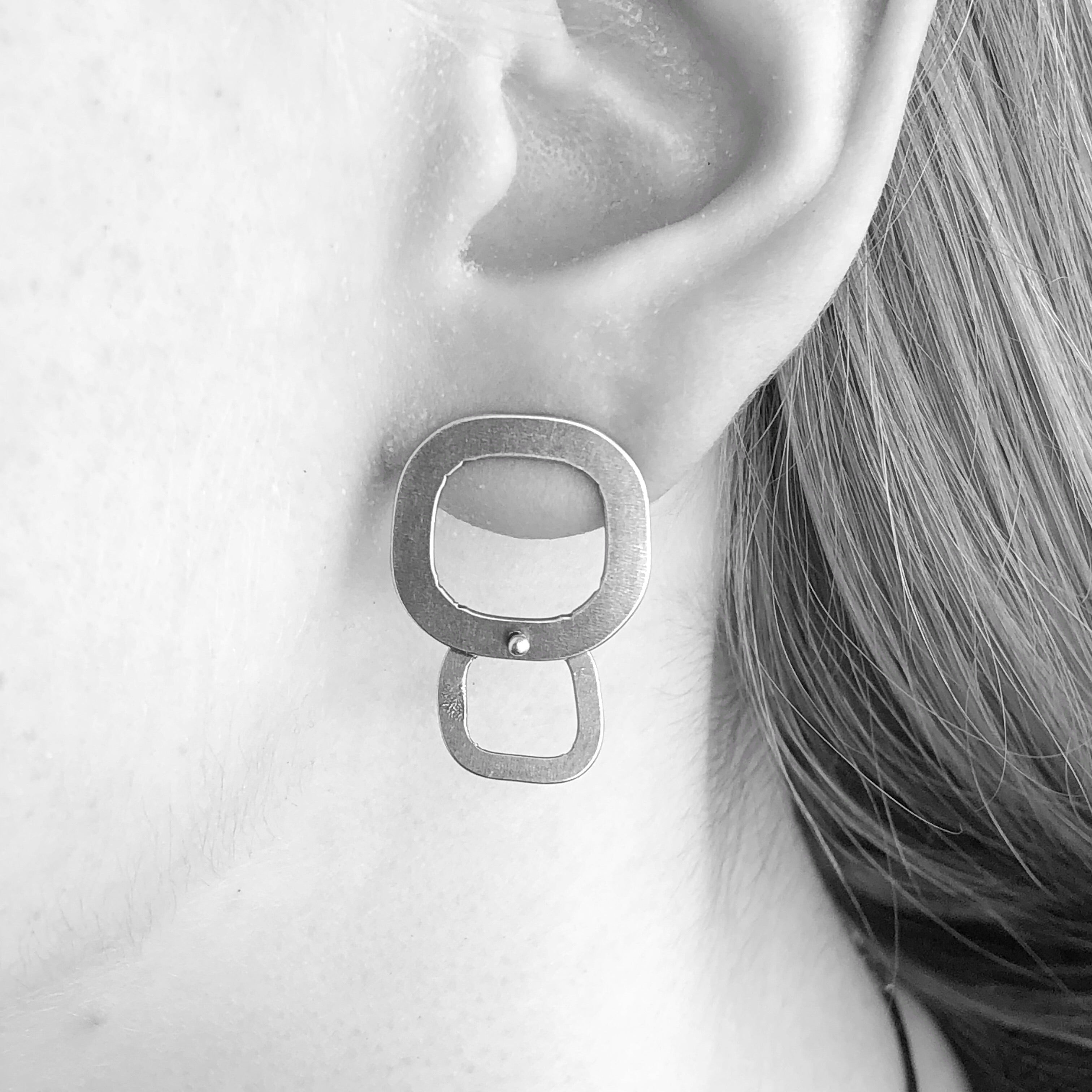 Sketch Post Earrings - stud or dangle