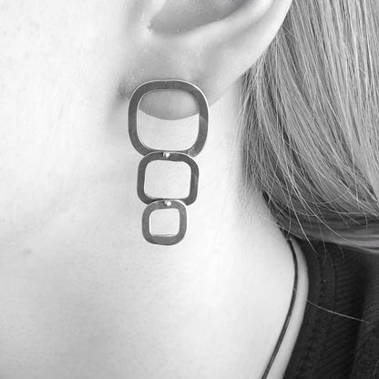 Sketch Post Earrings - stud or dangle