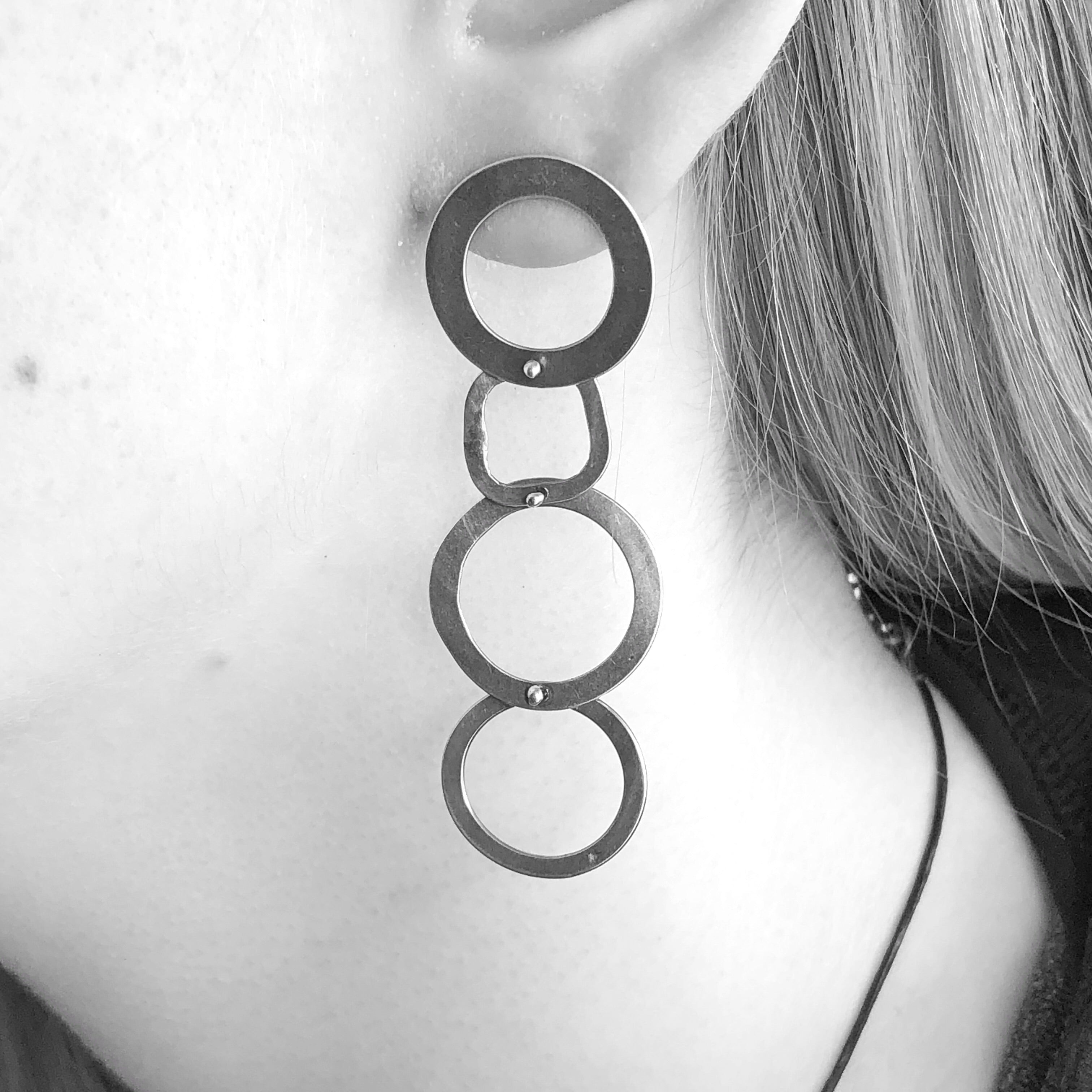 Sketch Post Earrings - stud or dangle