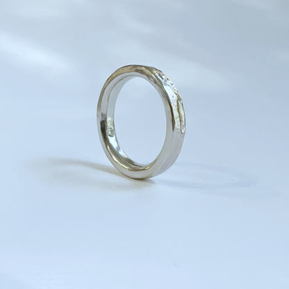 white gold ring