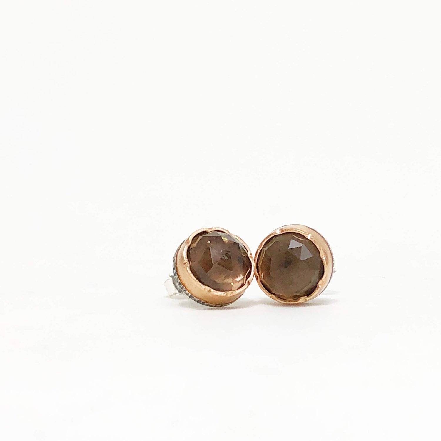 Smokey Quartz Arise Studs