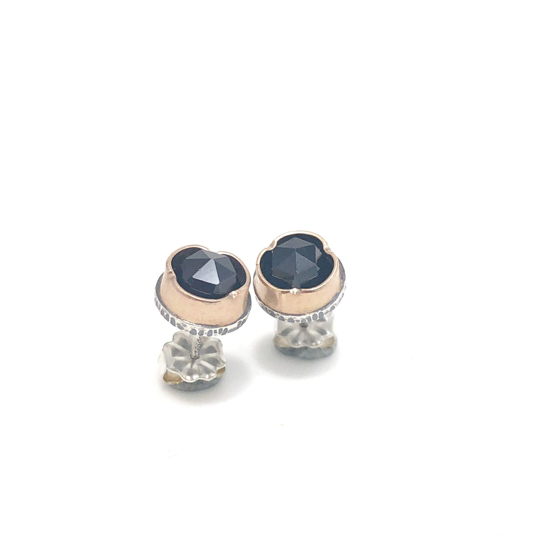 Black Spinel Arise Studs - medium