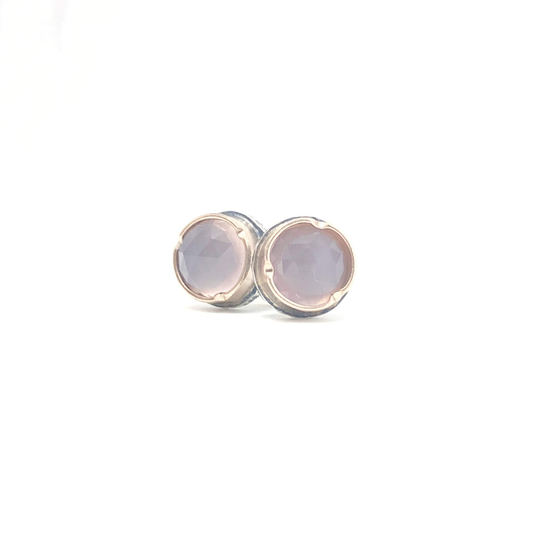 Pink Chalcedony Arise Studs