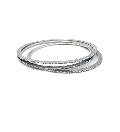 Sliced Forged Bangles