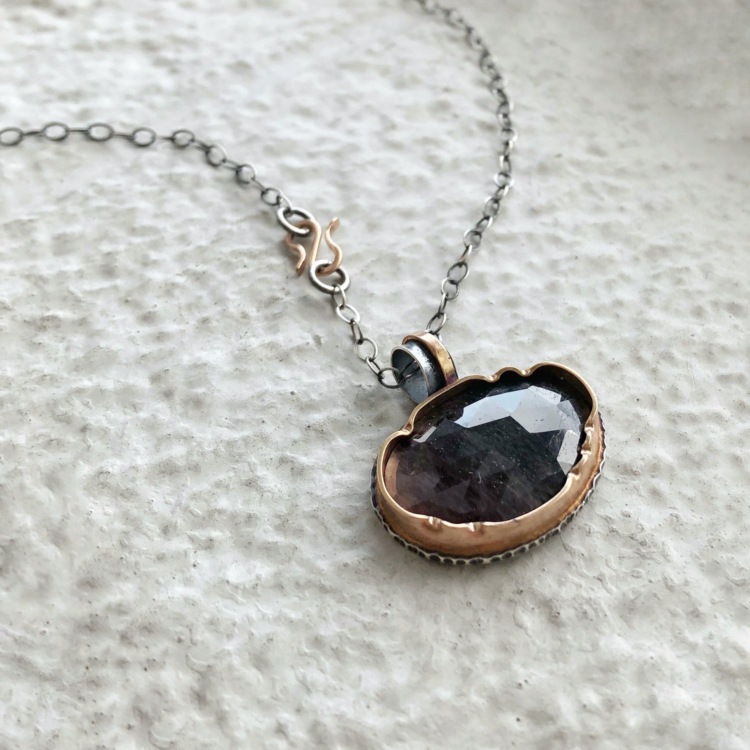 Arise Necklace with Rose Cut Tourmaline