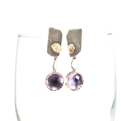 Arise Amethyst Necklace and Earrings (one of a kind)