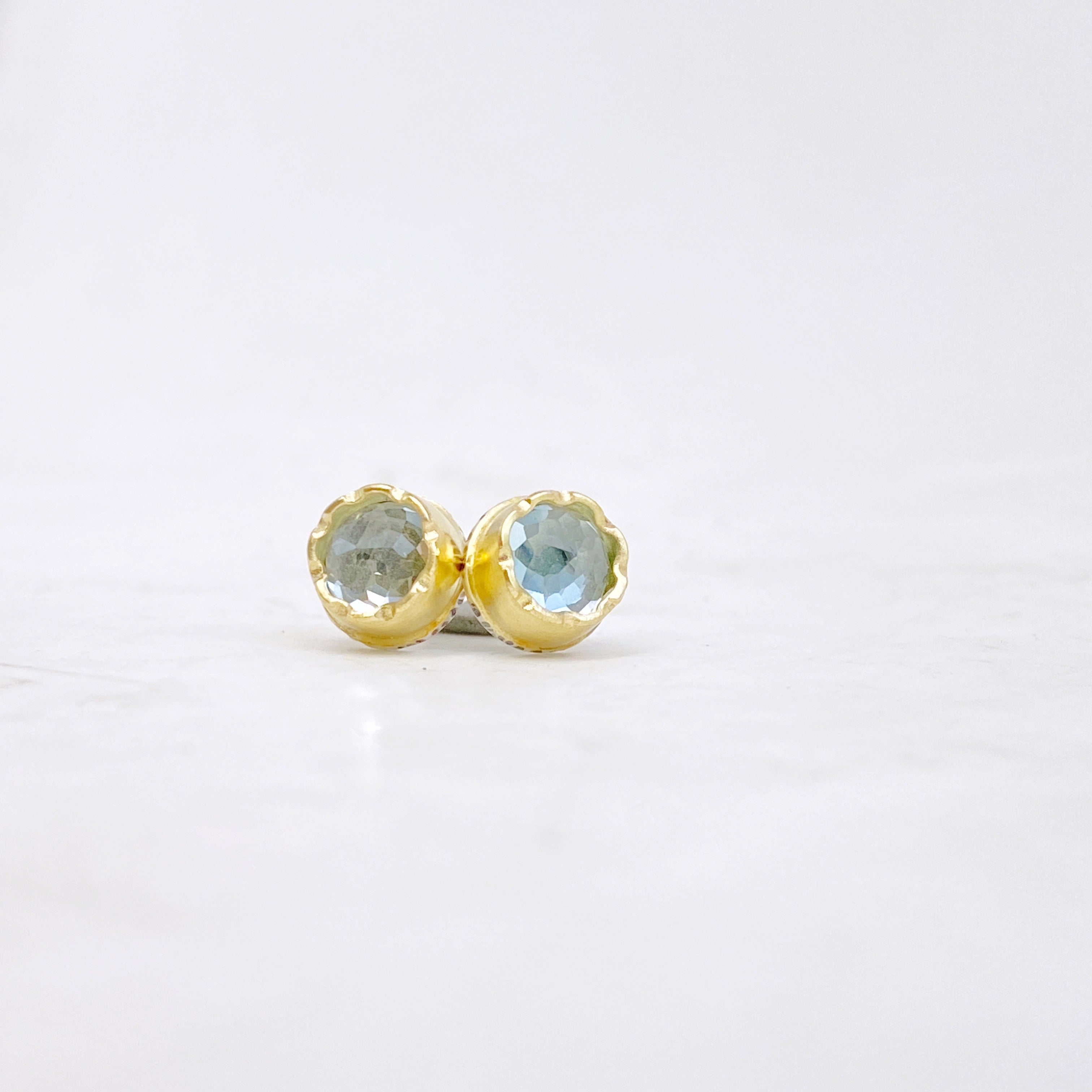 Blue Topaz Arise Studs - small