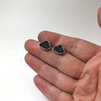 Creative Black Tie Small Studs - triangular