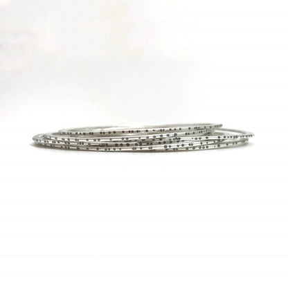 Sliced Forged Bangles