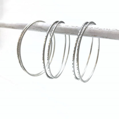 Sliced Forged Bangles