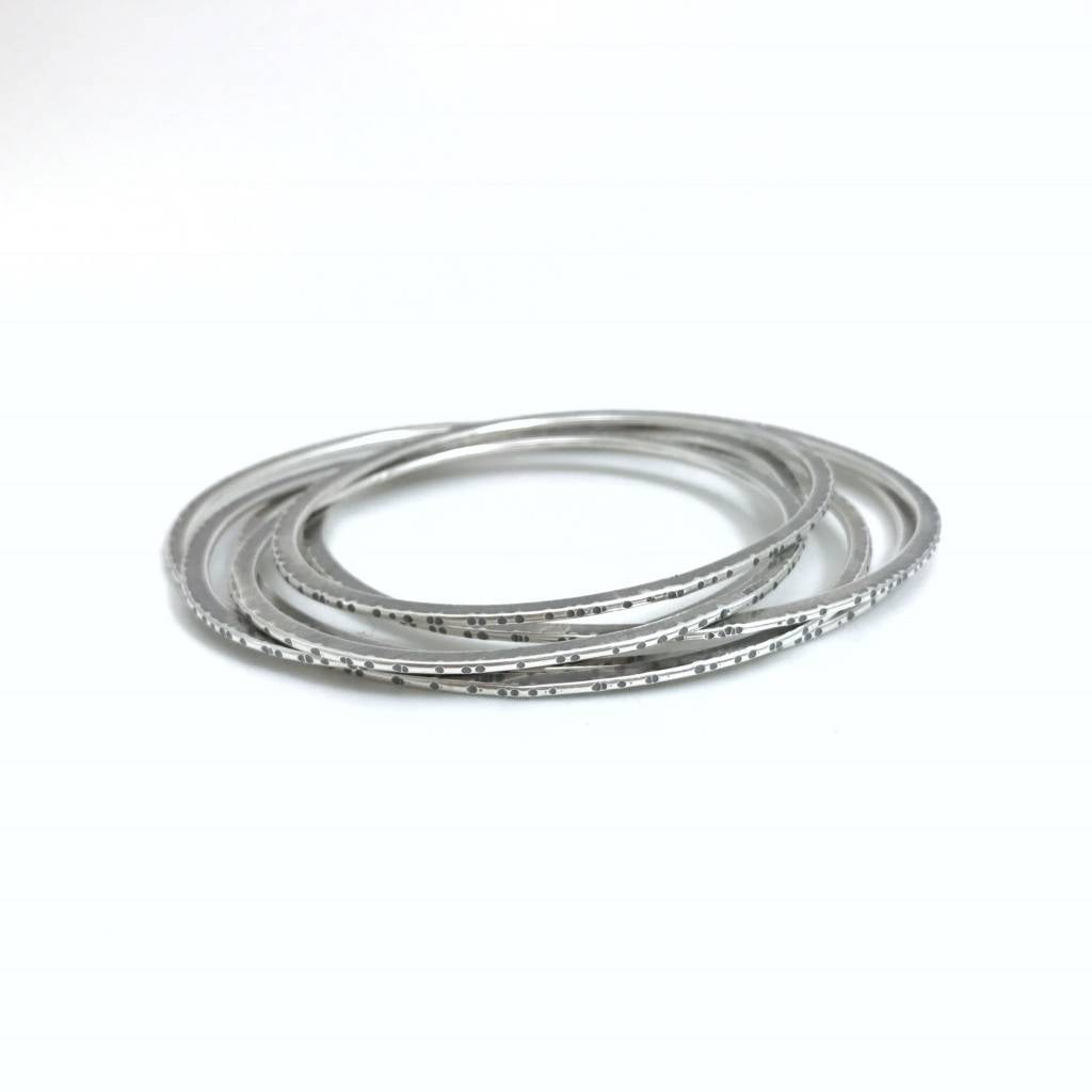 Sliced Forged Bangles