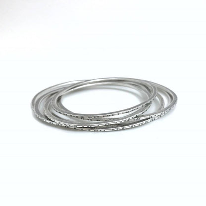Sliced Forged Bangles